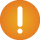 Orange exclamation mark